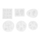 thumbnail image 2 of Moldes de resina epoxi, 6 piezas de moldes de silicona, moldes de silicona con forma de calavera, moldes artesanales, tecnología innovadora, 2 of 14