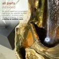 thumbnail image 5 of Alpine Corporation Tree Trunk Water Fountain with LED Lights, 5 of 12