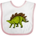 thumbnail image 3 of Inktastic Smiling Stegosaurus Boys or Girls Baby Bib, 3 of 4