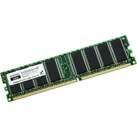 Winbook Ddr Memory - Wintec Value 512MB DDR PC2700 DIMM Desktop Memory