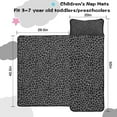 thumbnail image 5 of Black Leopard Print Toddler Nap Mats for Kids Preschool,Sleeping Mat Bag or Kids,Toddler Sleeping Bag,Toddler Nap Mat or Daycare, 5 of 6