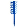 thumbnail image 4 of de Tejido de Salón de Plástico de dos cara de 3 Vías para Resaltar El Tinte Balayage - Azul Yinane Peine de realce profesional, 4 of 8