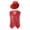 Red, variant on TiaoBug Kids Boys Girls Shirt Vest with Hat Shiny Sequins Hip-Hop Street Dance Performance Waistcoat Rose 9-12 Months