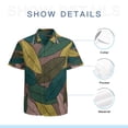thumbnail image 7 of High Quality Hawaiian Shirts for Men Short Sleeve Aloha Beach Shirt Floral Summer Casual Button Down Shirts Blouses TZ7346, 7 of 7