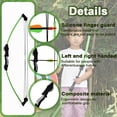 thumbnail image 3 of Runzkzy Bow and Arrow for Teens Beginner Archery Shooting Practice Compound Bow Training Set, 3 of 13