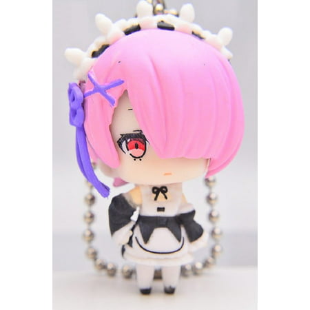 Re: Zero Starting Life in Another World: Ram Figure Keychain Mascot ~ Ram with Uniform, Officially Licensed Re: Zero Starting Life in An.., By Re Zero Starting Life in Another World Ship from US