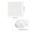 thumbnail image 2 of Artificial Grass Mat 10" x 10" White Realistic Fake Turf for Garden, Lawn Decoration Sand Table 4pcs, 2 of 5
