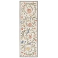 thumbnail image 3 of Safavieh Chelsea Baxter Bordered Wool Runner Rug, Ivory, 2'6" x 12', 3 of 13