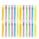 thumbnail image 2 of 24 piezas en forma de corazón Palo de burbuja vacío Botella de agua colorida Varita de burbuja Juguetes Boda Bubble Maker Stick Favores de fiesta para fiesta de cumpleaños (Color aleatorio), 2 of 5