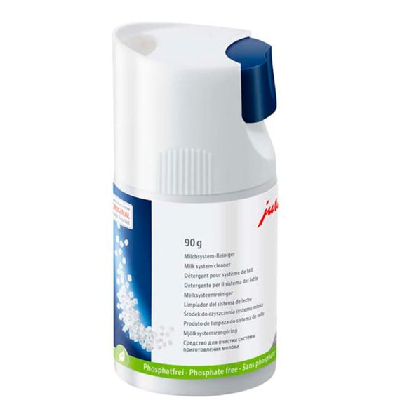 Minitabletas sin fosfatos Milk System Cleaner Jura, 90 g
