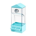 thumbnail image 1 of Alimentador de alimentos para pájaros Automáticos Automáticos de aves de aves Rage de alimentación de jaula de pájaro de interior transparente para el azul, 1 of 9