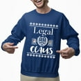 thumbnail image 2 of Christmas Sweatshirt, Legal Claus Funny Christmas Sweatshirt, Witty Lawyer Attorney Ugly Holiday Jumper, Festive Judge Paralegal Gift for Law Enthusiasts, 2 of 5