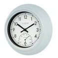 thumbnail image 2 of LaCrosse T82110 9 in. Wall Clock with Thermometer, Light Blue, 2 of 2