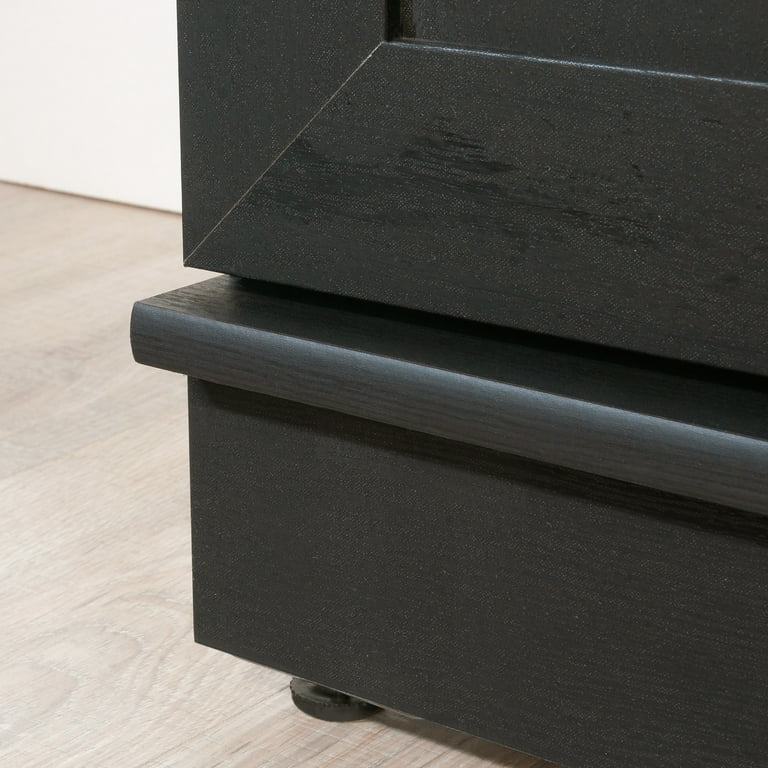 Sauder HomePlus 2-Door Storage Cabinet, Raven Oak Finish - Walmart.com