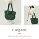 thumbnail image 3 of Jumpingount El bolso de mano elegante de nylon del globo con correas de hombro cómodas de gran capacidad rellenó el bolso de hombro Bolsas de mensajero y de hombro Marrón, 3 of 6