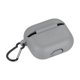 thumbnail image 4 of Funda de silicona Compatible con 3 2021, funda protectora completa para auriculares inalámbricos, funda antigolpes con mosquetón, 4 of 8