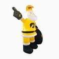 thumbnail image 2 of Iowa Hawkeyes 7' Inflatable Santa, 2 of 5