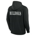 thumbnail image 3 of Men's Fanatics Black Georgia Bulldogs Blaze Tri-Blend Pullover Hoodie, 3 of 3