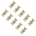 thumbnail image 1 of Minnieouse 10 piezas de decoración de cristal para decoración de uñas para mujeres y niñas, joyería de uñas de circón animal, accesorio de Juegos de manicura Oro Grande, 1 of 6