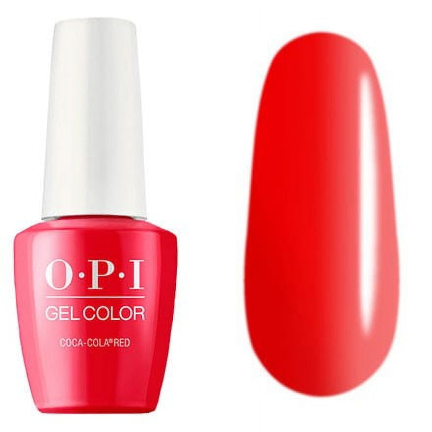 OPI GelColor Gel Nail Polish, Coca-Cola Red, 0.5 Fl Oz