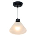 thumbnail image 2 of Lampara de techo LUZ IDEAL Campana 511 Choco Pantalla de Cristal marmol, 2 of 5