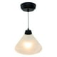 thumbnail image 2 of Lampara de techo LUZ IDEAL Campana 511 Choco Pantalla de Cristal marmol, 2 of 5