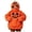 Orange, variant on AJGRHE Halloween Women's Hooded Sweatshirt Pumpkin Fashion Hooded Printed Long Sleeve Sweatshirt Court Style Cosplay Tunic Gown for Women Men Orange S