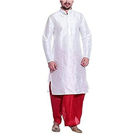 

Royal Kurta Mens Cotton Silk Kurta Dhoti