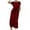 Wine, variant on Utoimkio Women's Short Sleeve Loose Jumpsuits Overalls Solid Color Square Collar Rompers for Women