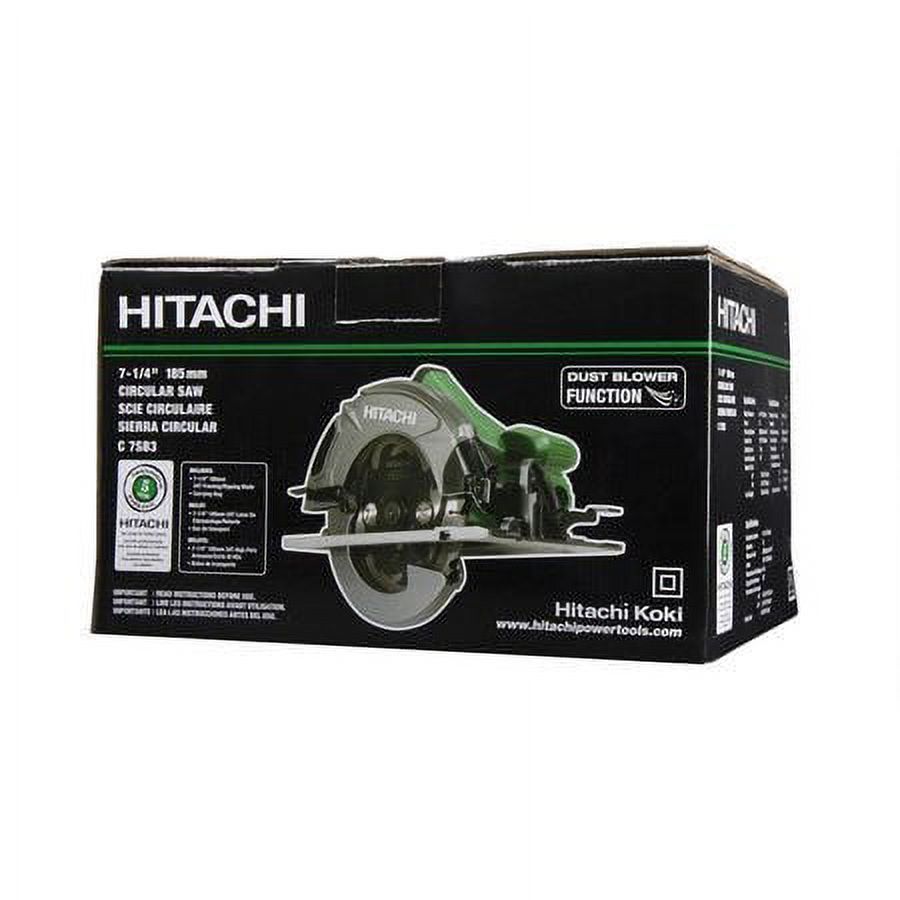 Metabo HPT 7-1/4-Inch Circular Saw With Carrying Bag & Hex Bar Wrench, C7SB3 - image 5 of 5