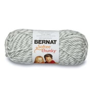Bernat Softee Chunky Yarn-Grey Ragg