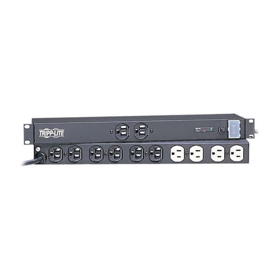 Tripp Lite Isobar 1U 12-Outlet (15A) Network Server Surge Protector, 3840 Joules