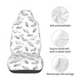 thumbnail image 4 of Wukai Sea Turtle Full Set Car Seat Covers with Soft Padding Universal Auto Front Seats Protector and Cushion Mat, 4 of 5