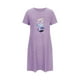 thumbnail image 5 of Camisón corto de mujer, vestido de largo medio con estampado de moda, camisón corto extragrande de mujer, camisón de manga corta con estampado de pecho a la moda, camisón de mujer, 5 of 5