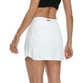thumbnail image 6 of LRD Women's Athletic Skorts Skirt with Pockets for Golf Tennis White M, 6 of 6