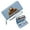 Blue, variant on GEEAD Wallet with Zipper Pockets for Women Ultral-thin Long Wallet for Women Family Mother Bear Cartoon Illustration Snap Button Wallet Portable Change Foreskin Clip