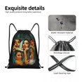 thumbnail image 4 of Mochila con cordón estilo vintage con diseño de corazón de Karol G Bichota, para gimnasio, deportes, bolsa de cuerdas para correr, 4 of 4