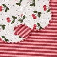 thumbnail image 5 of Cherry Reversible Scalloped 3-Piece Quilt Set - All Ages, Full/Queen, 5 of 5