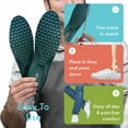 thumbnail image 3 of The Boss! Leather Insoles for Men & Women + Memory Foam Insoles for Women & Mens Arch Support Inserts Designed for Minimal Crowding in Dress Shoes & Casual Shoes. Cushioning Orthotic Shoe Inserts M/S, 3 of 6