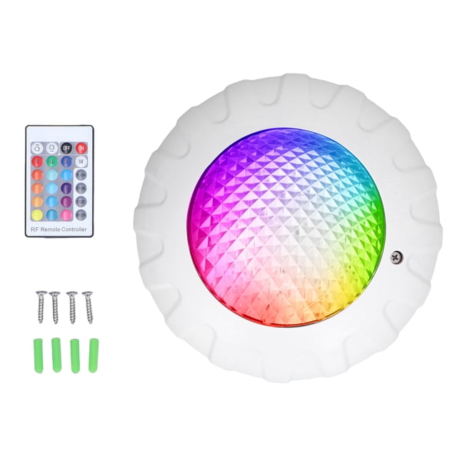 LED Pool Lights DC12V/38W with Remote IP68 Waterproof RGB Colorful Energy Saving Pool Lamp for Pond Fountain Pool