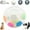 Style-C 1pcs, variant on The Mellow Dog Calming Ball, Rubber with Handle Dog Toy, Interactive Toss and Fetch Play, Squeaky Floating Ball for Toss, Fetch, Training & Outdoor Fun for Medium Large Dogs