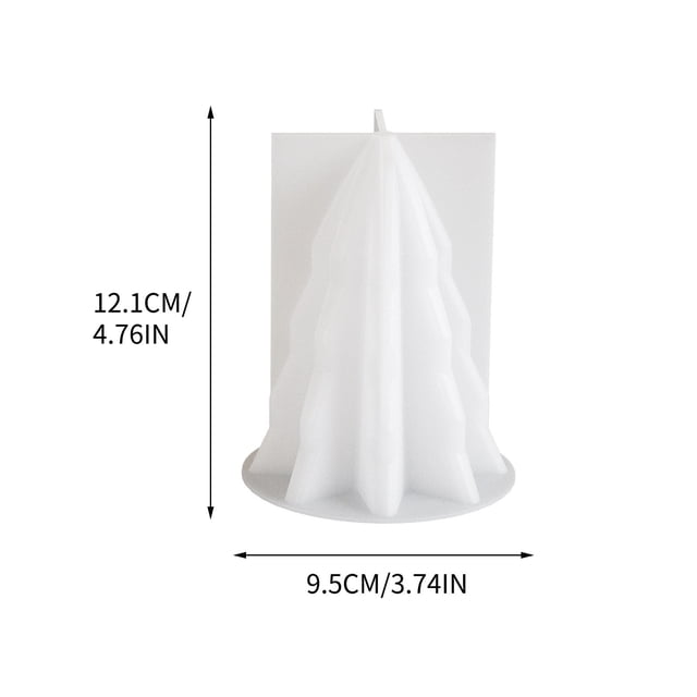 Vwrxbz Christmas Tree Silicone Candle Mould Aromatherapy Gypsum Candle Display Mold
