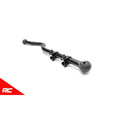Rough Country Front Forged Adjustable Track Bar compatible w/ 2007-2018 Jeep Wrangler JK w/ 2.5-6
