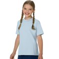 thumbnail image 1 of Hanes Authentic TAGLESS Kid`s Cotton T-Shirt, M, Light Blue, 1 of 1