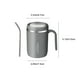 thumbnail image 3 of Vaso aislante de acero inoxidable con pajita y tapa - Taza de viaje impermeable de 16oz para bebidas calientes y frías, blanco/gris/morado, 3 of 8