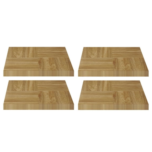 Achim Home Furnishings Nexus Vinyl Floor Tile, Oak Parquet, 60 Pack