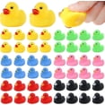 thumbnail image 1 of Pato de goma, juguetes de baño, 50 piezas, mini patos, fiesta de cumpleaños para niños, baby shower Feliz Sencillez, 1 of 5