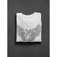 thumbnail image 3 of Winged Heart Design Sweatshirt Men -Image by Shutterstock, Male 5X-Large, 3 of 4