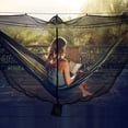 thumbnail image 3 of Hammock Mosquito Net Separated Mosquito Cover Hammock Camping Mosquito Net, Polyester Net for 360 Degree Protection, Double Sided Zip for Easy Access Contains No Hammock, 3 of 9