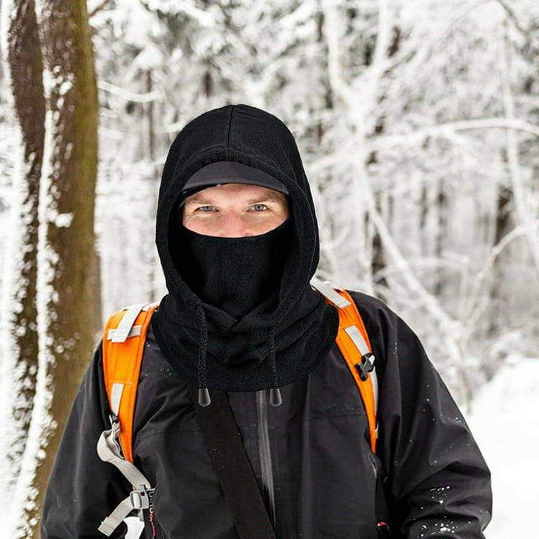 Breathable Fleece Balaclava Scarf Ski Face Mask Neck Gaiter Snood Hood Hat